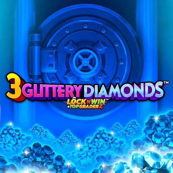 3 Glittery Diamonds game by PearFiction Studios – logo hosted on Nordspin Casino