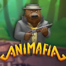Animafia slot logo by Peter & Sons at Nordspin CasinoAnimafia