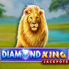 Diamond King Jackpots game by SpinPlay Games – logo hosted on Nordspin Casino