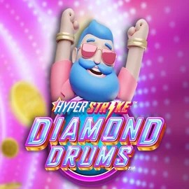 Hyper Strike Diamond Drums slot logo by Gameburger Studios at Nordspin CasinoHyper Strike Diamond Drums