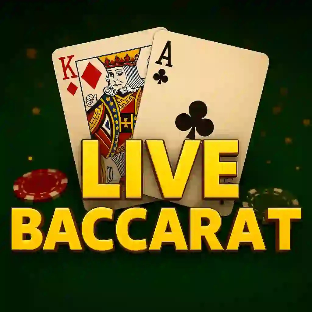 Official Live Casino logo: Live Baccarat by Evolution at Nordspin Casino