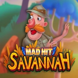 Mad Hit Savannah online game logo by RubyPlay on nord-spin.com