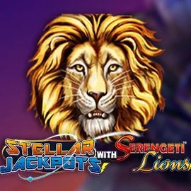 Stellar Jackpots with Serengeti Lions logo by Lightning Box Game at Nordspin CasinoStellar Jackpots with Serengeti Lions