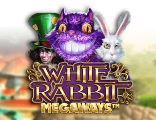 White Rabbit slot logo by Big Time Gaming at Nordspin CasinoWhite Rabbit